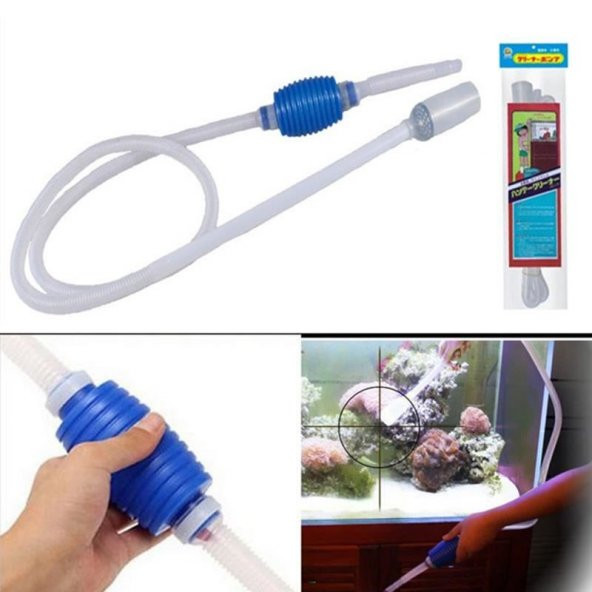 Akvaryum Pompalı Dip Çekme Sifonu 150 Cm - 2
