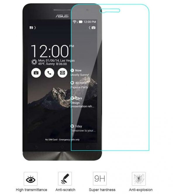 Asus A501CG Zenfone 5 Kırılmaz Cam Ekran Koruyucu Temperli Cam