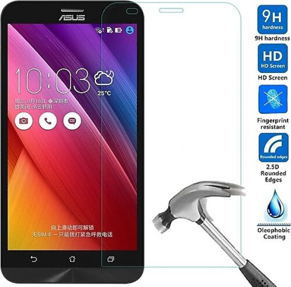 Asus ZB500KL Zenfone Go 5,0'' Kırılmaz Cam Ekran Koruyucu Temperli Cam