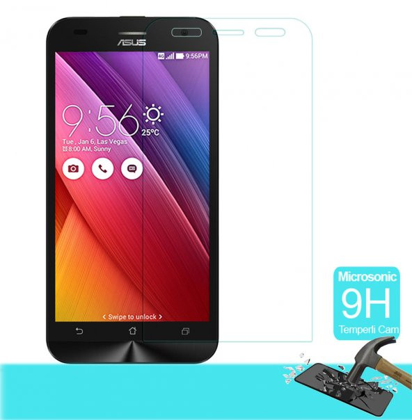 Asus ZE550KL Zenfone 2 Laser Kırılmaz Cam Ekran Koruyucu Temperli Cam