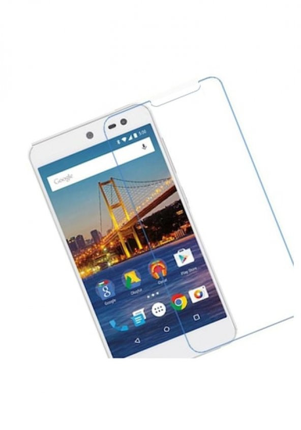 General Mobile GM 5 Kırılmaz Cam Ekran Koruyucu Temperli Cam - 1