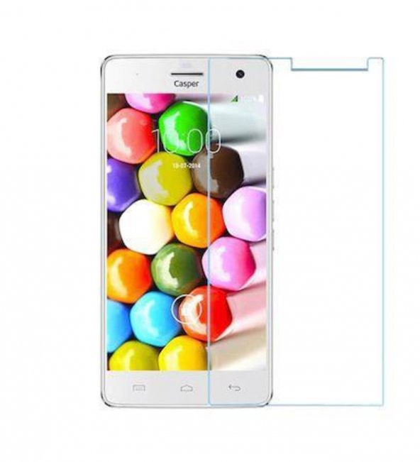 Casper Via V8C Kırılmaz Cam Ekran Koruyucu Temperli Cam ürün görseli 1