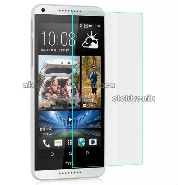 HTC Desire 816 Kırılmaz Cam Ekran Koruyucu Temperli Cam