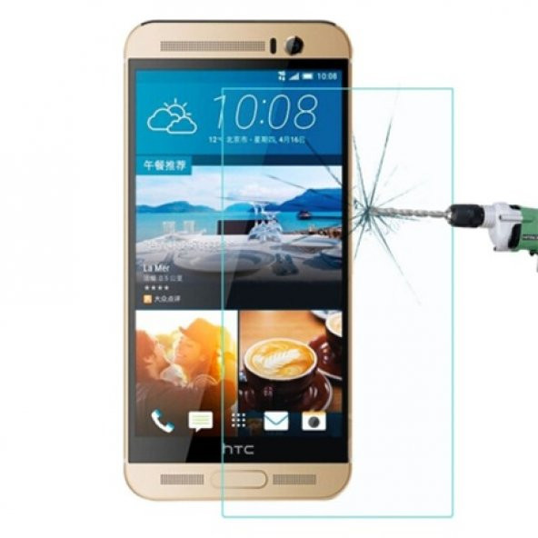 HTC One M9 Plus Kırılmaz Cam Ekran Koruyucu Temperli Cam