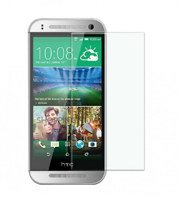 HTC One M8 Kırılmaz Cam Ekran Koruyucu Temperli Cam