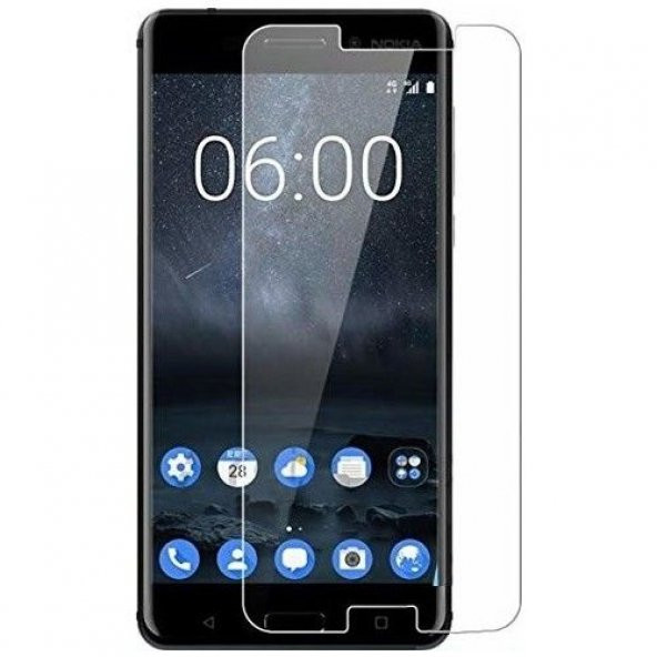 Nokia 6 Kırılmaz Cam Ekran Koruyucu Temperli Cam