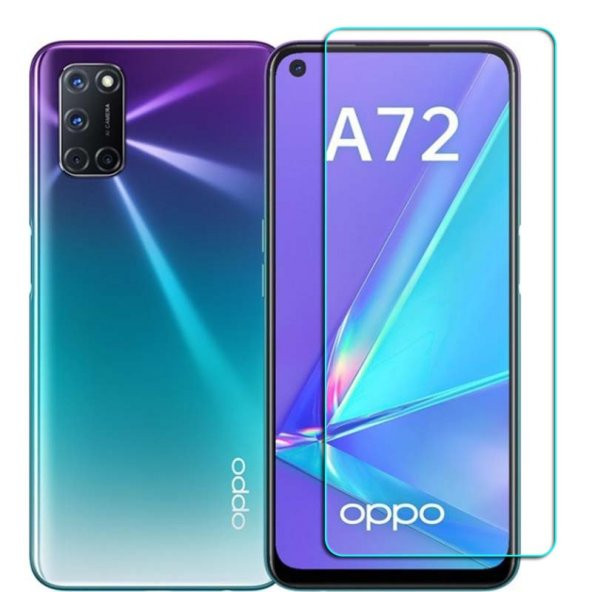 Oppo A72 Kırılmaz Cam Ekran Koruyucu Temperli Cam