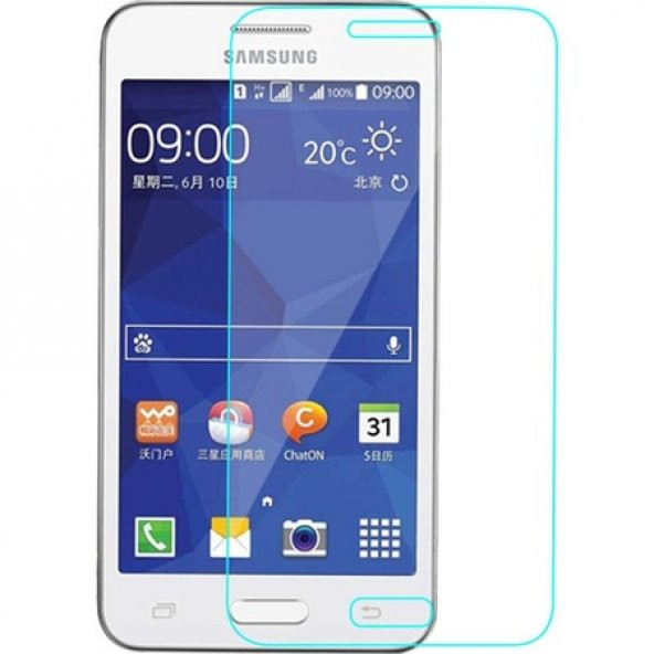 Samsung Galaxy Core 2 G355 Kırılmaz Cam Ekran Koruyucu Temperli Cam