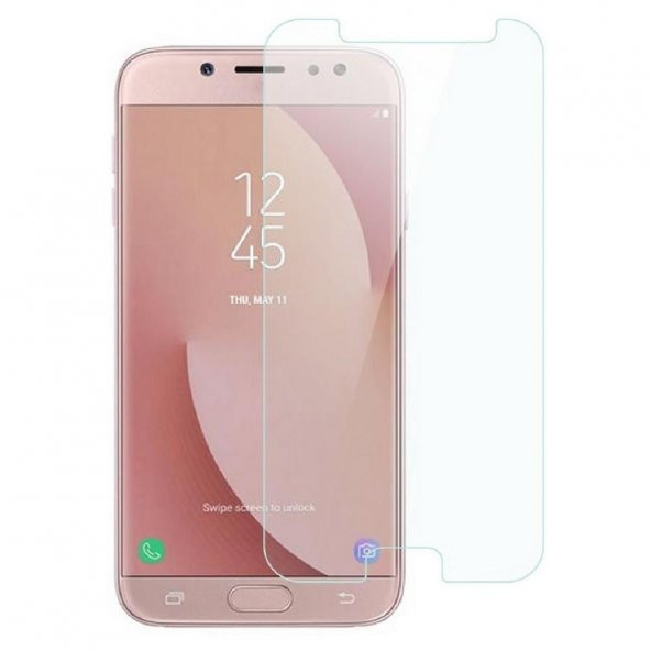 Samsung Galaxy J7 Pro Kırılmaz Cam Ekran Koruyucu Temperli Cam
