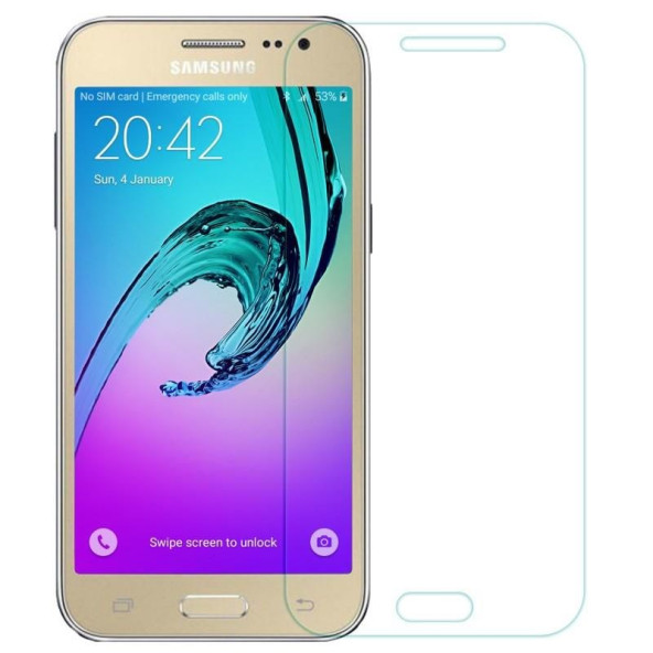 Samsung Galaxy J2 Kırılmaz Cam Ekran Koruyucu Temperli Cam