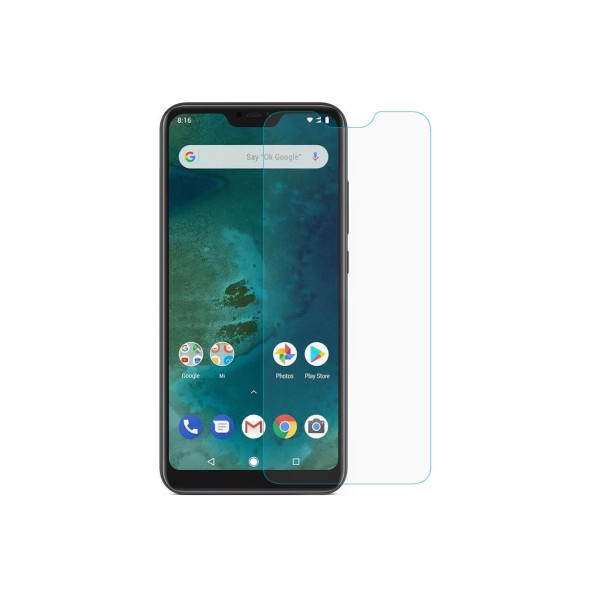 Xiaomi Mi A2 Lite Kırılmaz Cam Ekran Koruyucu Temperli Cam