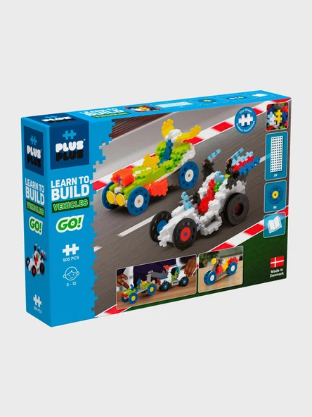 PLUS-PLUS LEARN TO BUILD GO! VEHICLES