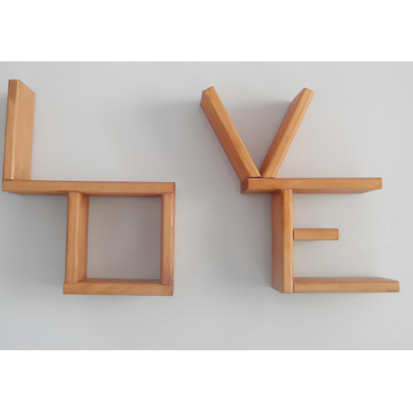 Petek home life dekoratif raf love - 3