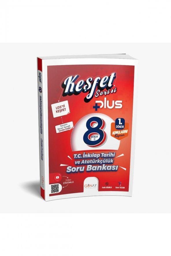 8. Sınıf Keşfet Plus Serisi Inkılap Tarihi Soru Bankası (1. Dönem) - 1