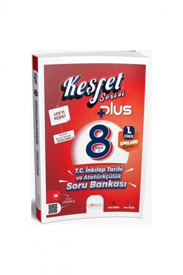 8. Sınıf Keşfet Plus Serisi Inkılap Tarihi Soru Bankası (1. Dönem) - 2