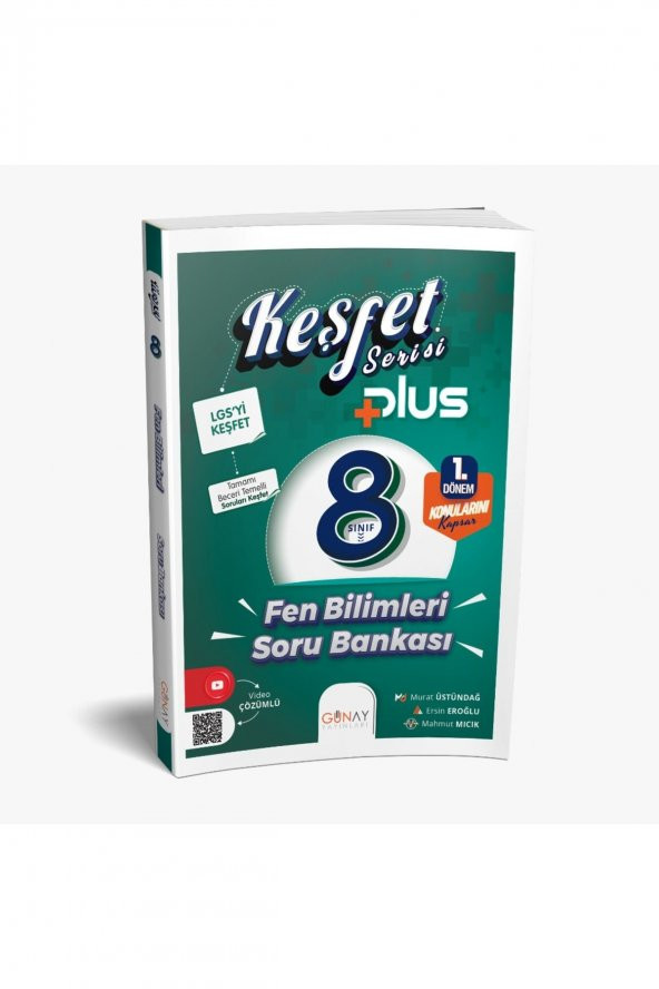 8. Sınıf Keşfet Plus Serisi Fen Bilimleri Soru Bankası (1. Dönem)