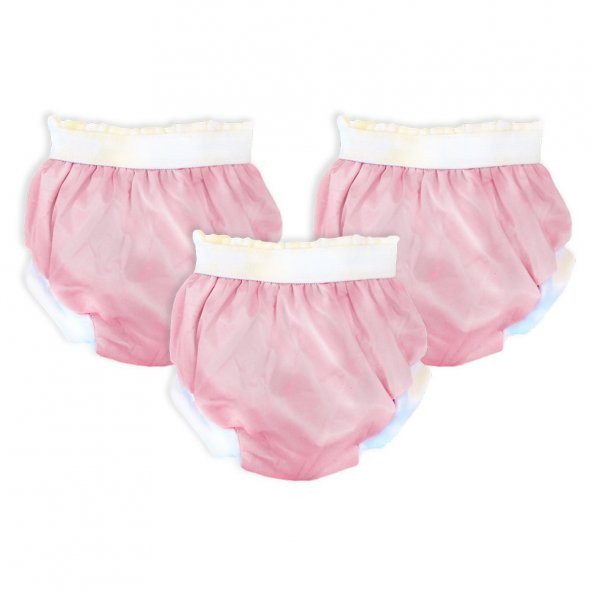 Pierre Cardin 3lü Alıştırma Külodu 16-22kg - Pembe