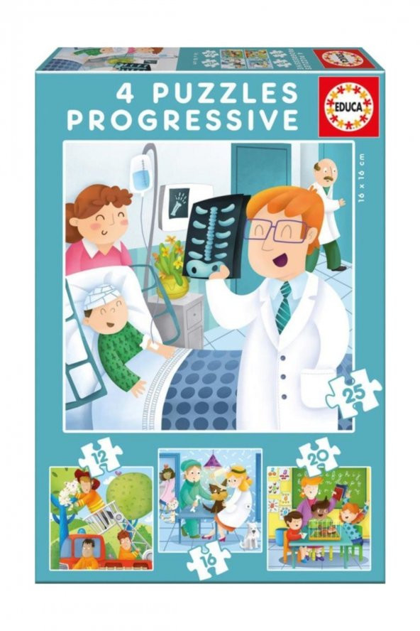 Büyüyünce Ne Olmak İstiyorsun  12+16+20+25 Parça Puzzle