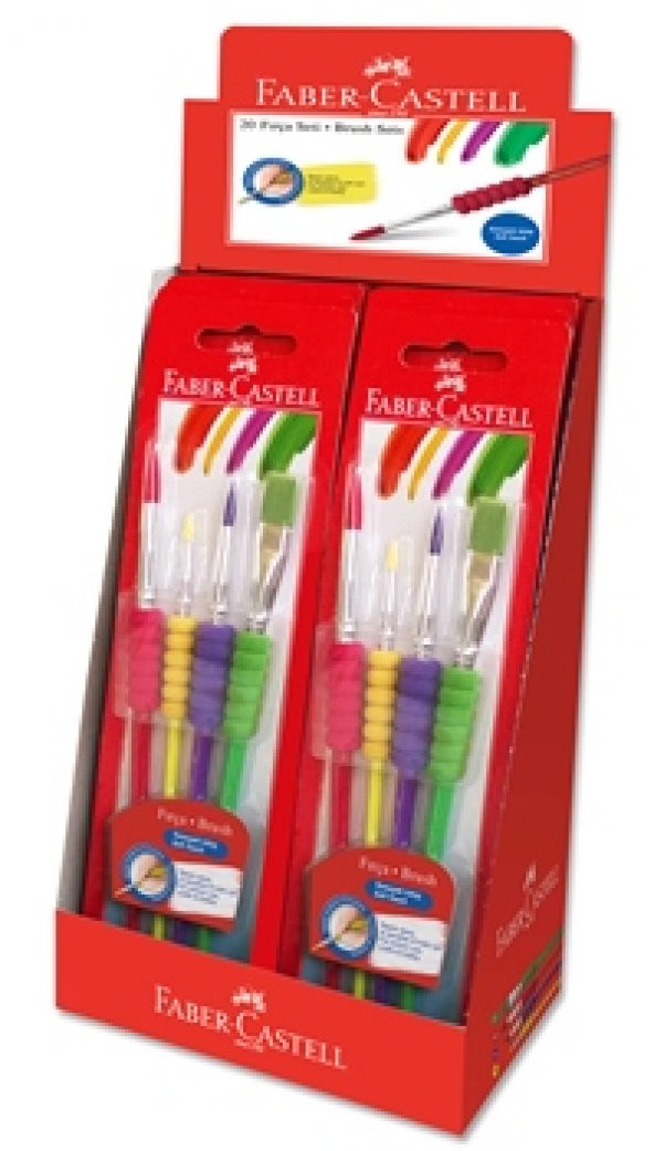 Faber Castell Soft Touch Pastel Fırça 4Lü 5179481620000