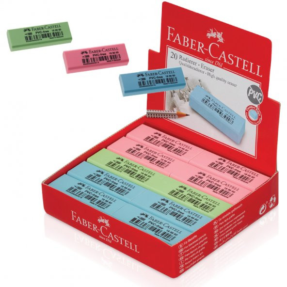Faber Castell Silgi 20Li Renkli 5130189660000 ürün görseli