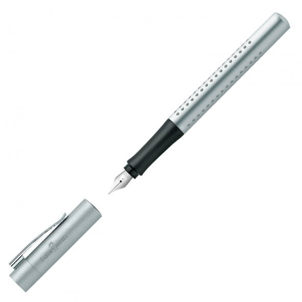 Faber Castell Dolma Kalem Grip Fuller Fountain Pen Silver 4005400181775