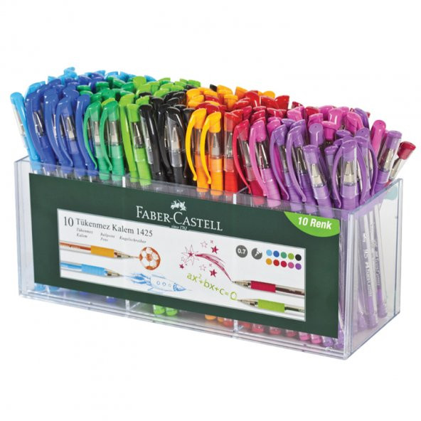 Faber Castell Tükenmez Kalem Ailesi 1425 200Lü Stand 5215142555000