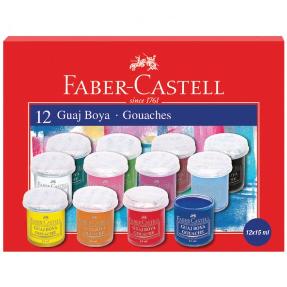 Faber Castell Guaj Boya 12Li 5170160401000-160101 - 1
