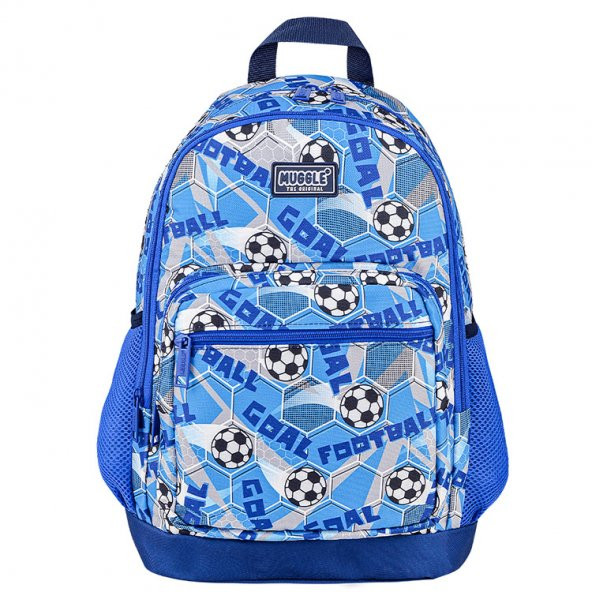 Muggle Mu-0426 Ot-Football Mavi Okul Çantası-Mu0426