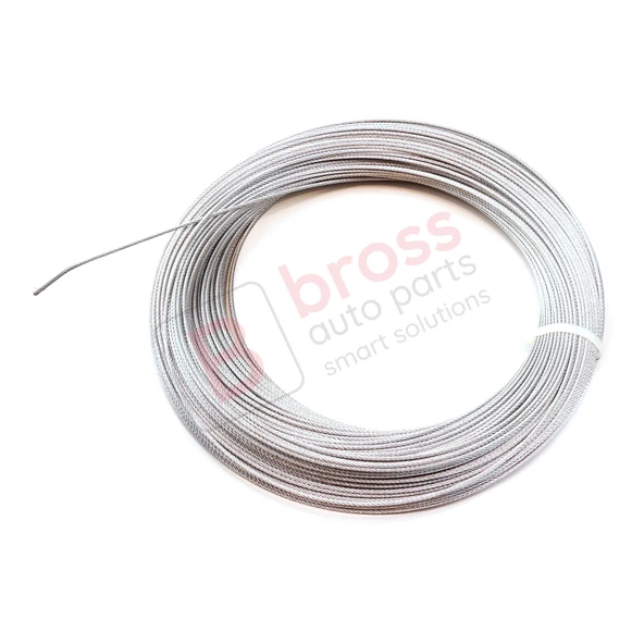 Araç Cam Kriko Tamiri için 7x7 Çelik Tel Halat Tamir Kablosu Çap: 1.5 mm Uzunluk: 100 metre - Resim 3