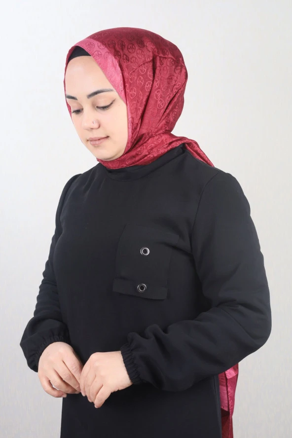 Moda Kaşmir Desenli Monogram Şal - Desen-01 - Renk-17 -21