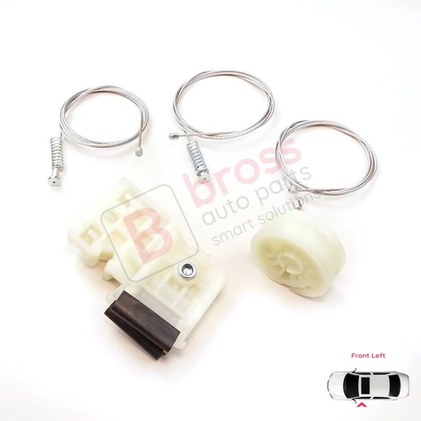 Hyundai Tucson MK3 TL TLE 2015-2023 82471D3011 İçin Elektrikli Ön Sol Kapı Cam Kriko Tamir Seti - Resim 4