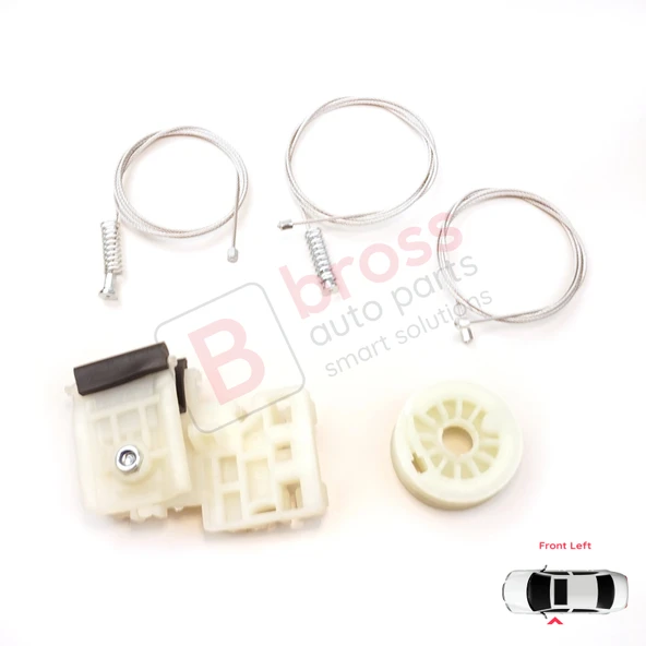 Hyundai Tucson MK3 TL TLE 2015-2023 82471D3011 İçin Elektrikli Ön Sol Kapı Cam Kriko Tamir Seti - Resim 2