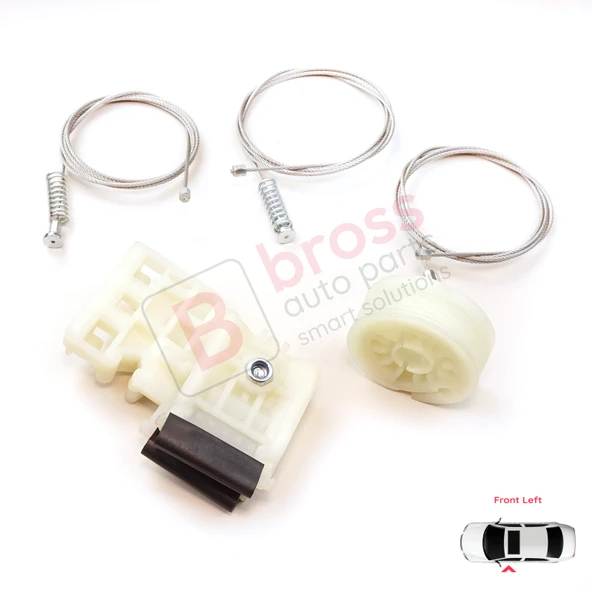 Hyundai Tucson MK3 TL TLE 2015-2023 82471D3011 İçin Elektrikli Ön Sol Kapı Cam Kriko Tamir Seti - Resim 5