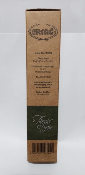 Ersağ Aspir Yağı 250 ML - Resim 4
