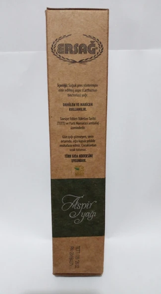 Ersağ Aspir Yağı 250 ML - Resim 3