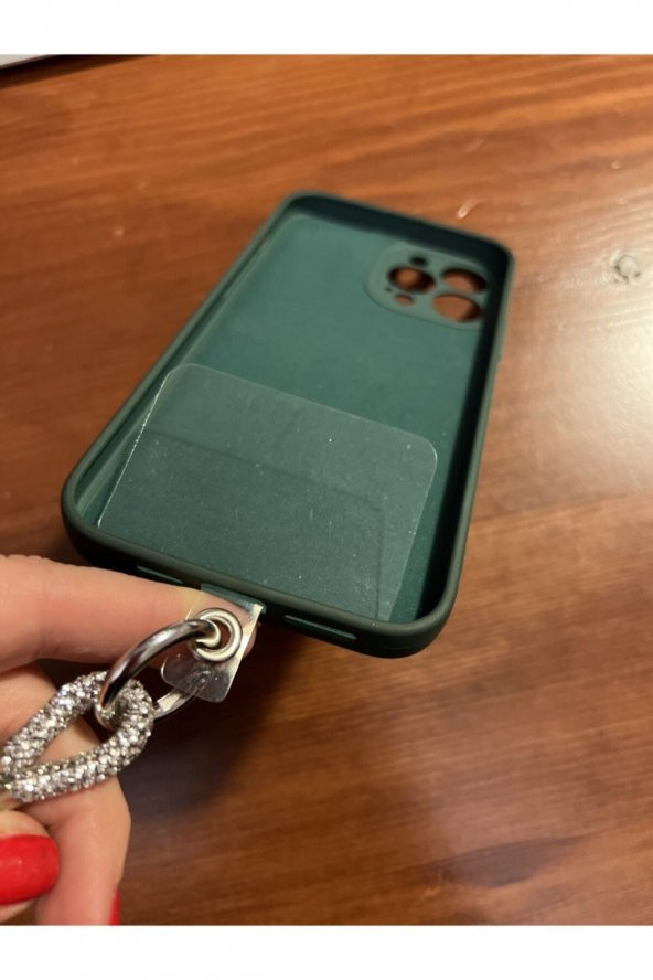 Taşlı Telefon Bilek Askısı - 3