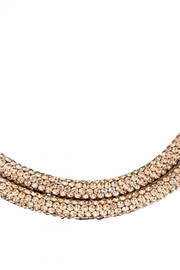 Beilys Rose Gold Taşlı Telefon Boyun Askısı - 3