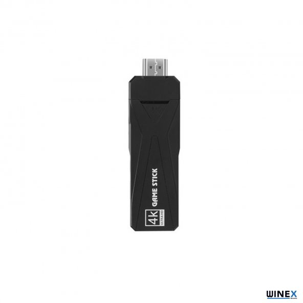 Winex 4K Android TV Stick ve Retro Game Konsol 10000 Oyunlu 64GB Siyah - 3