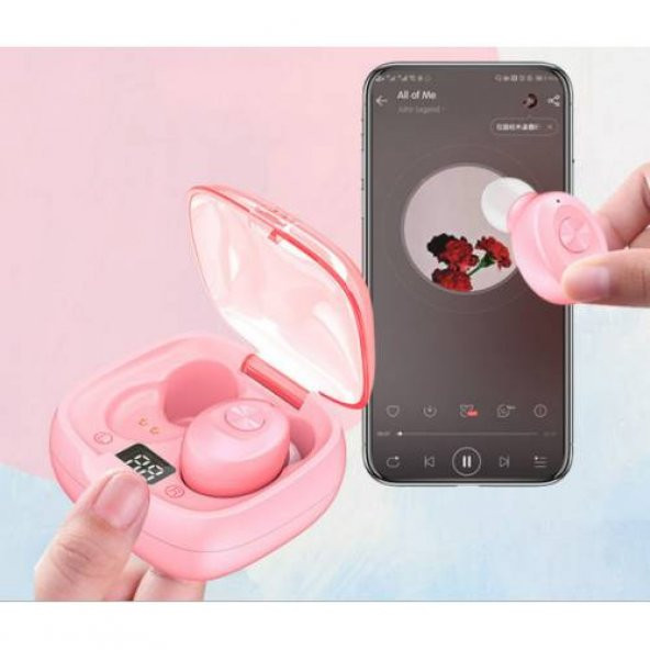 Polham Şarj Göstergeli 500Mah Bataryalı Bluetooth Kulaklık , İphone Samsung Huawei Xiaomi Kulaklık - 2