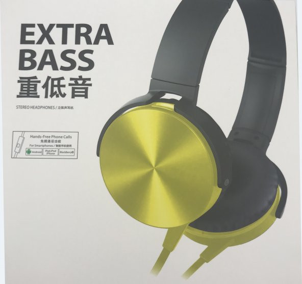 Extra Bass Kulaklık Muhteşem Ses Mikrofonlu Oyuncu Gamer Stereo - 12