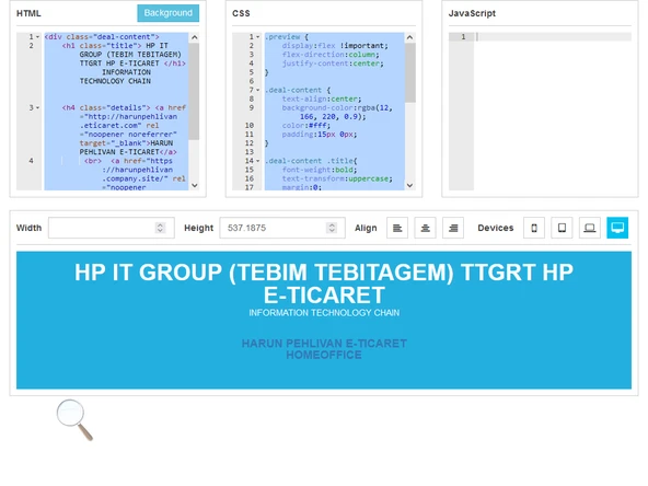 LİVE WEB EDİT - 1