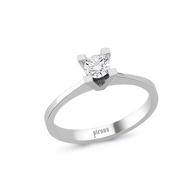 0,40 KARAT PIRLANTA TEKTAŞ YÜZÜK