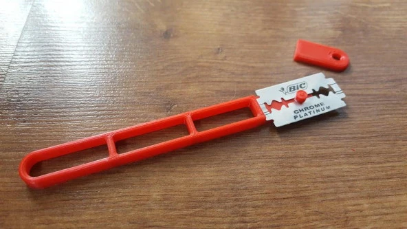 Puanlama Ekmek İçin Çift Kenarlı Ustura Kolu Plastik Aparat