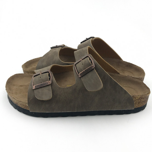 BİRKENSTOCK ARİZONA UNİSEX NUBUK TERLİK VİZON - Resim 2