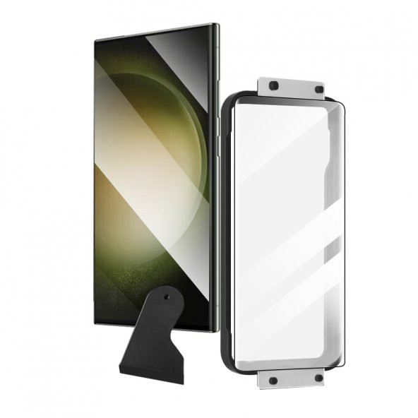 Samsung Galaxy S23 Ultra Uyumlu Hizalama Aparatlı Estek Easy Body Nano Ekran Koruyucu