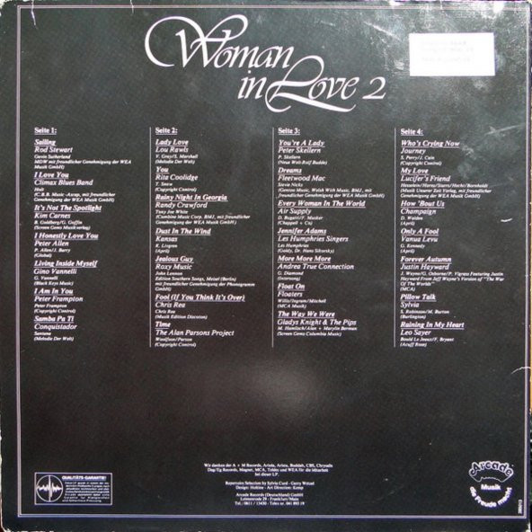 Plak - Woman In Love 2 - Air Supply–	Every Woman In The World Soul, Acoustic,Art,Rock Tarz Plak alithestereo
