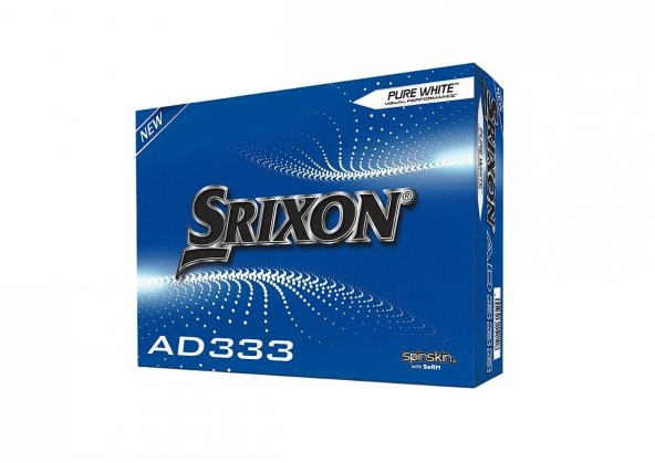 Srixon AD333 Golf Topu Beyaz 12 Adet