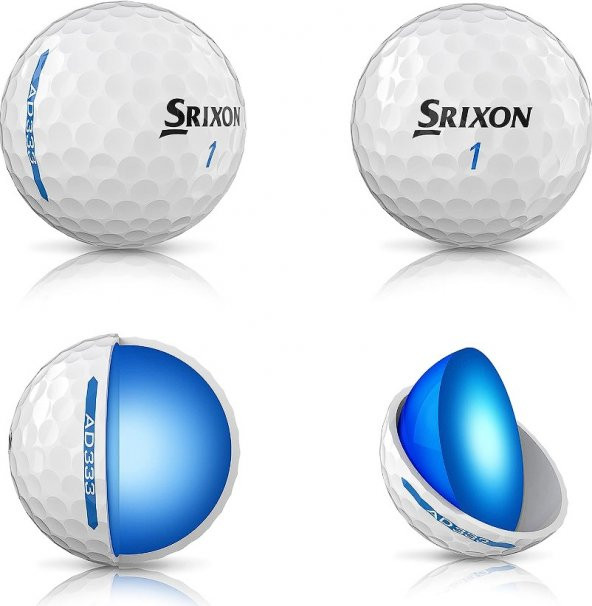 Srixon AD333 Golf Topu Beyaz 12 Adet - 4