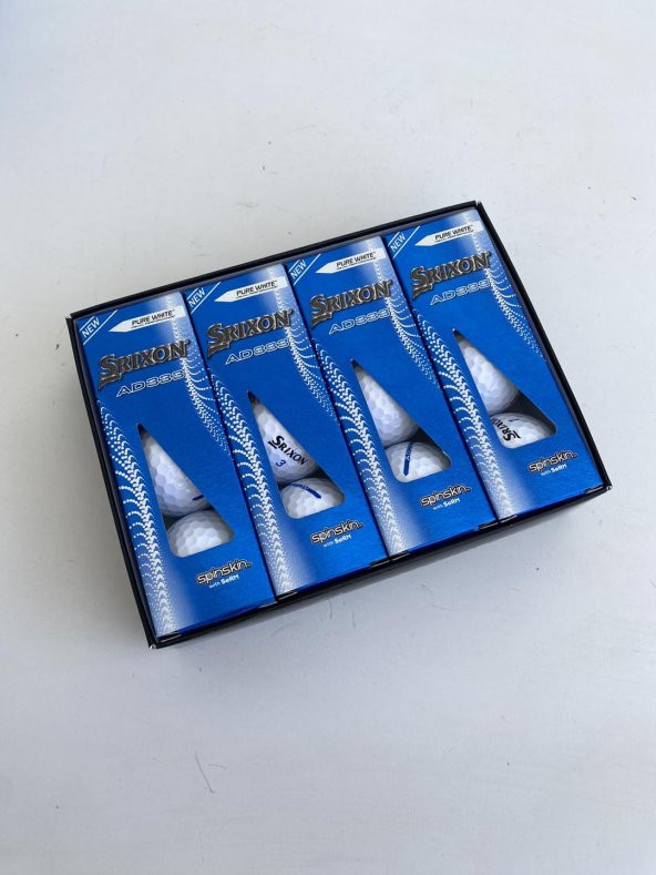 Srixon AD333 Golf Topu Beyaz 12 Adet - 9