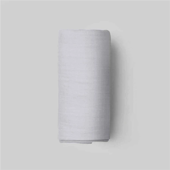 Makiteks %100 Pamuklu Açık Gri 100x200+50x70 Tek Kişilik Lastikli Çarşaf Takımı ürün görseli 1